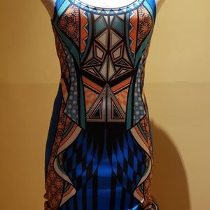 *Last Chance* Flying Tomato Art Deco Tank Dress